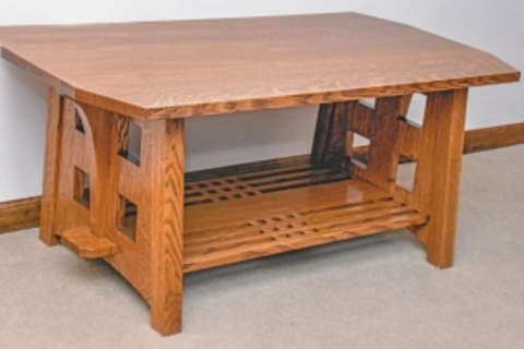 Lee Nye: Arts & Crafts Coffee Table