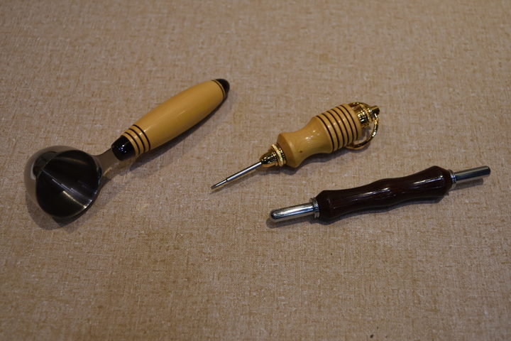 Tom Olson: Coffee scoop/seam ripper/screwdriver