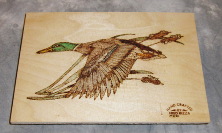 Fred Rizza: Wood Burning Picture