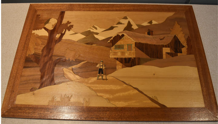 David Brearley Sr.: Swiss Alps Marquetry