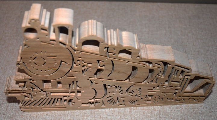 Roy Galbreath: Scroll Saw Train