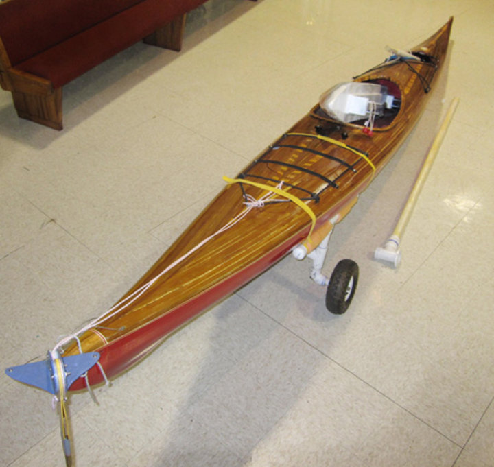 Bert LeLoupe: Sail Kayak