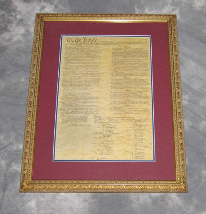 Ken Everett: Framed Constitution