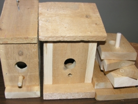 Roy Galbreath: Bird House & Feeder