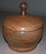 Bert Le Loup - Turned Bowl With Lid