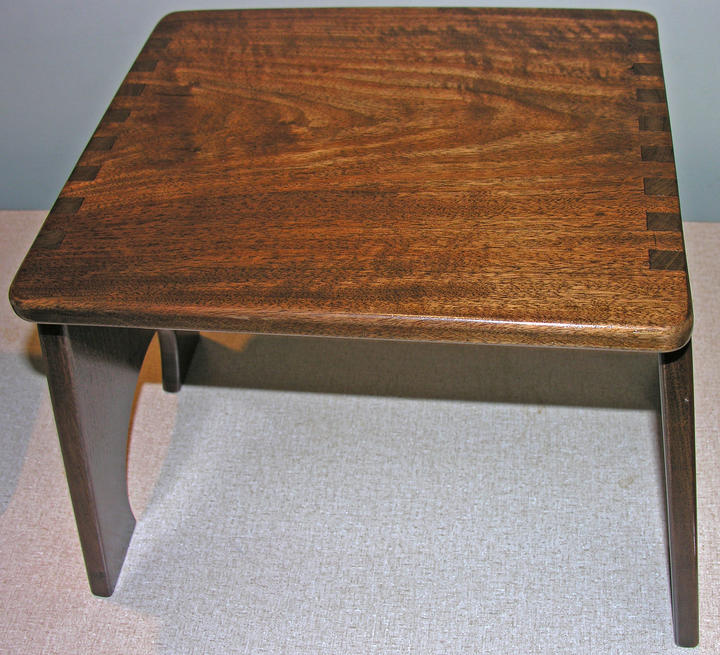 Mike Kalscheur: Walnut Step Stool