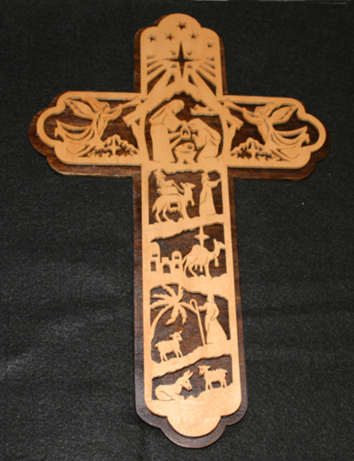 Cathy Godfrey: Nativity Cross