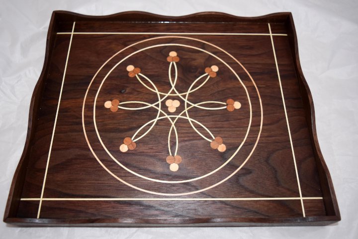 Lee Nye: Inlaid Tea Tray