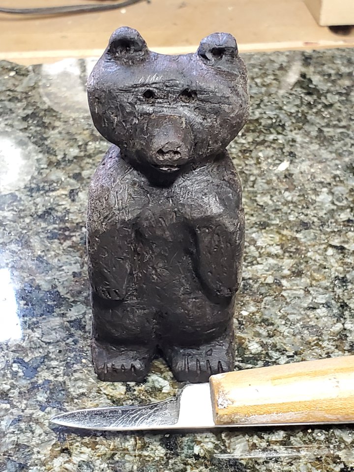 Bert Leloup: Carved Bear