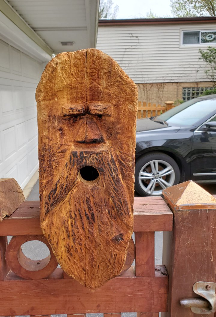 Bert LeLoup: Carved Birdhouse