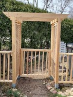 Jim Beaurain - Arbor with Gate and Fence