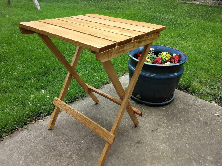 Tim McAuley: Folding Deck Table