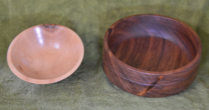 Mark Wieting: Two Bowls: 5” & 8” Diameter