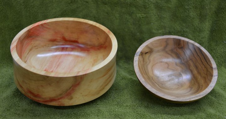 Mark Wieting: Two More Bowls: 8” & 5” Diameter