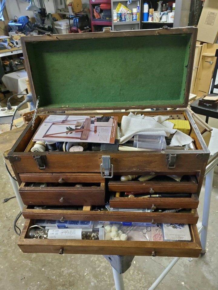  Bert LeLoup: Refurbished Wooden Tool Chest