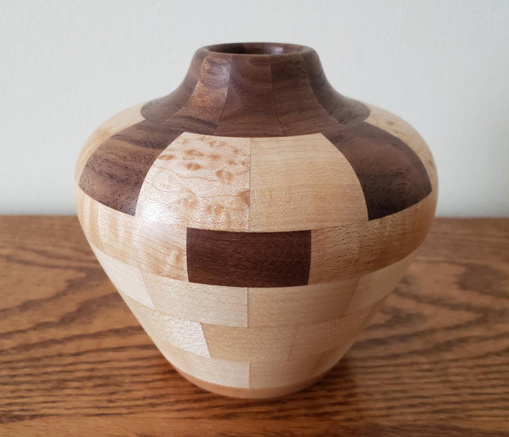 Segmented Turned Vessel: Gordon Brand