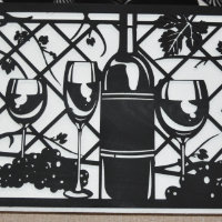 Laser Cut Vineyard Scene - John Zurales