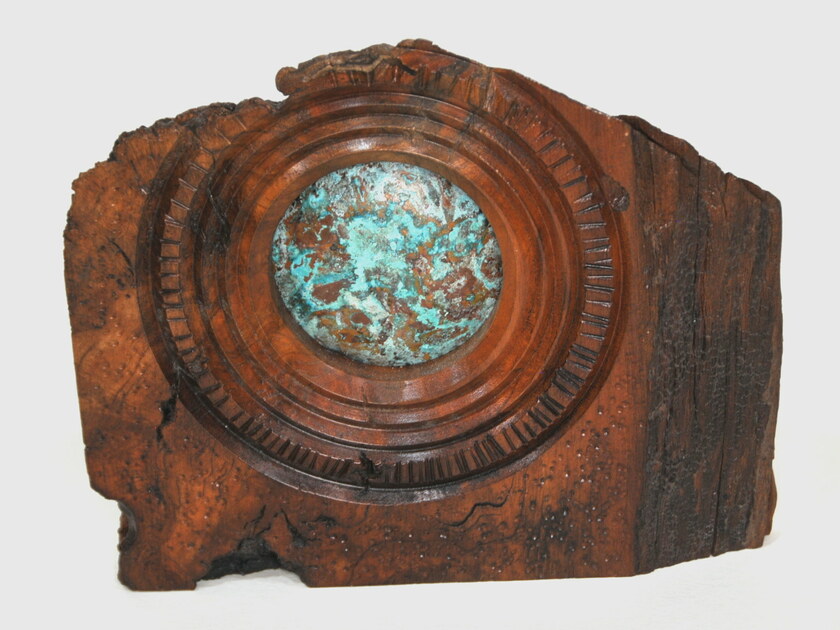 David Burk: Burl with Copper