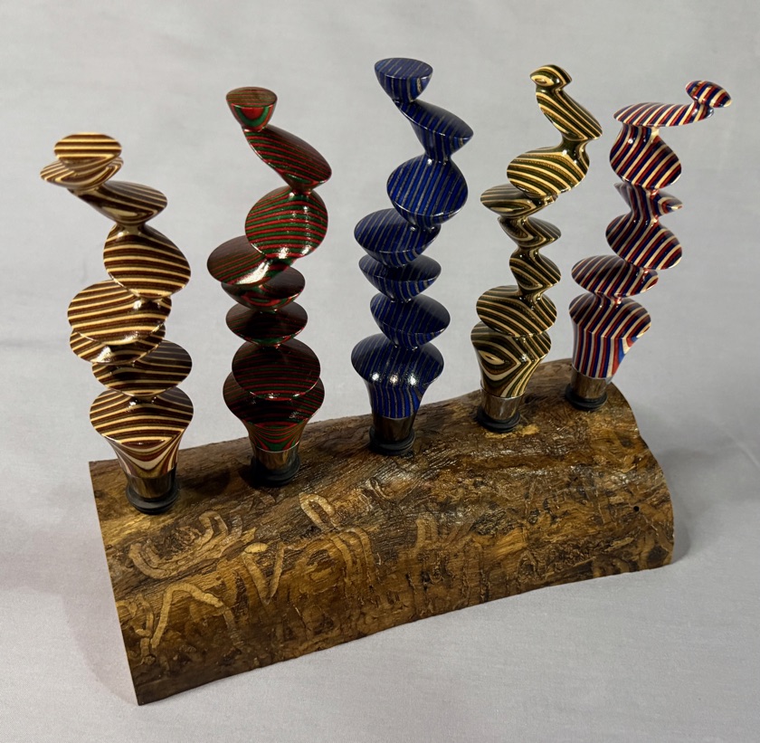 Paul Pyrcik: Turned Multi-axis Bottle Stoppers