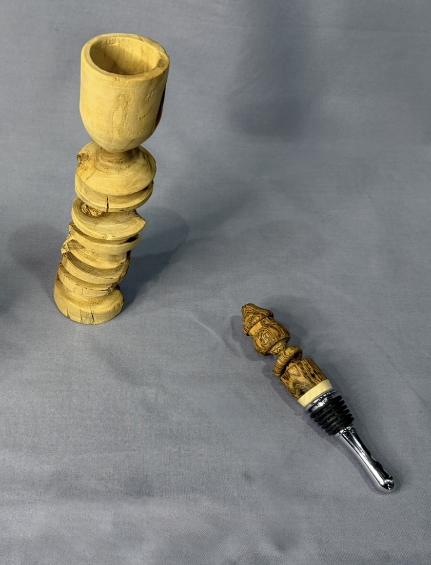 Bert LeLoup: Bottle Stopper & Offset Turning