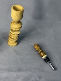 Bert LeLoup - Bottle Stopper & Offset Turning