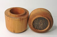 Jeff Kramer - Turned Box w/embedded medallion