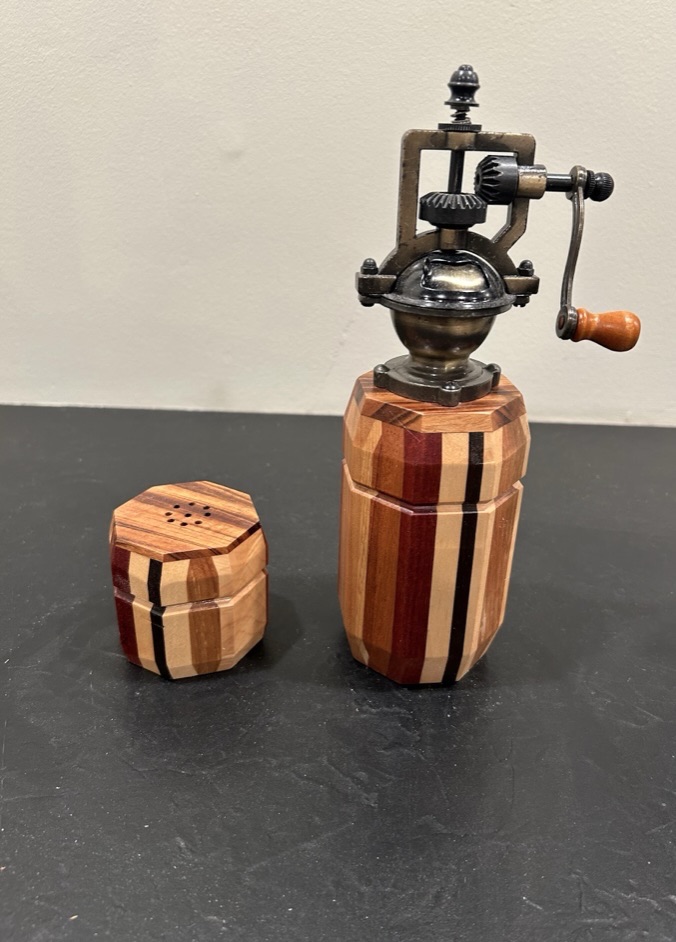 Martin Dettmer: "No Lathe" Salt and Pepper set