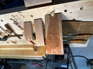 Handcut dovetail workshop